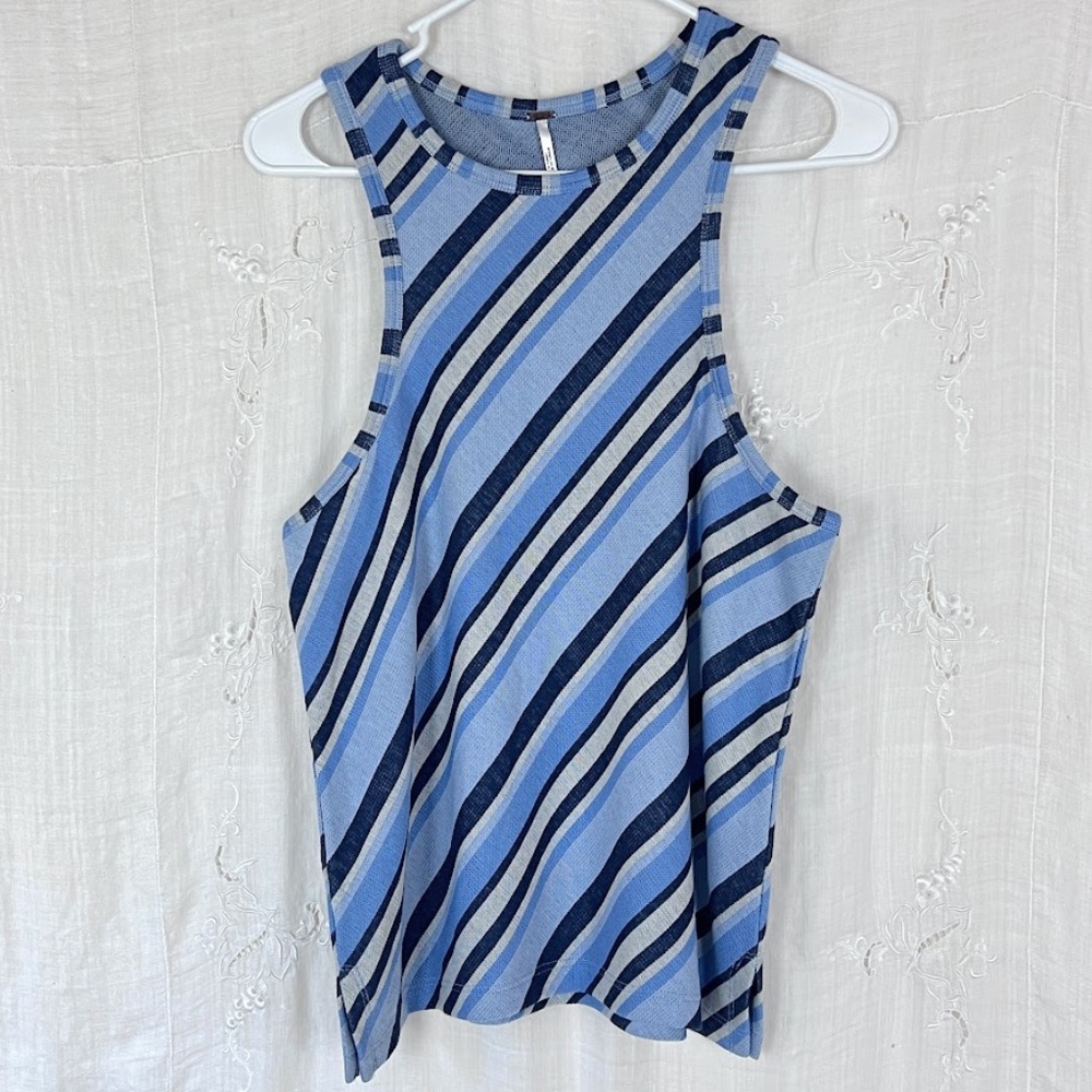 Free People Racerback Tank Top Sz L NWOT - Picture 3 of 6